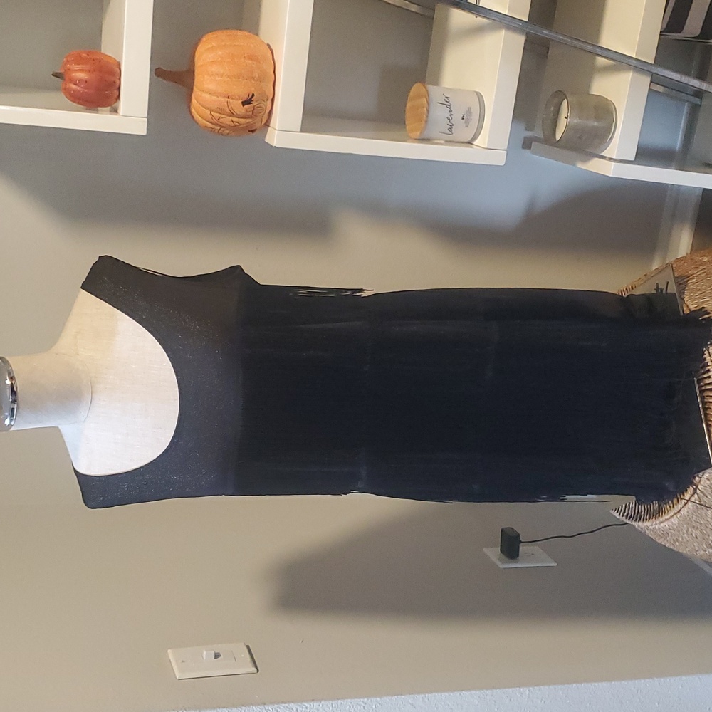 Leadtex Black Costume flapper Dress, Size XL